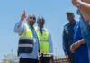Visite de chantier sur les terminaux portuaires du PAC