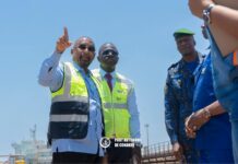 Visite de chantier sur les terminaux portuaires du PAC