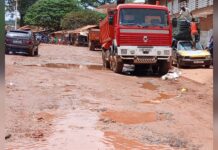 Kindia : la capitale des agrumes abandonnée à la dégradation de ses routes