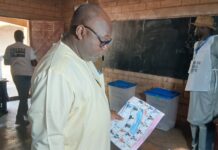 Kankan : « Un moment historique pour notre pays », affirme Dr Thierno Ibrahima Kourouma après son vote