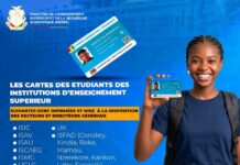 Enseignement supérieur : Les cartes uniques des étudiants sont désormais disponibles