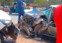 Drame sur la RN1 à Kindia : un violent choc entre un minibus et un camion-citerne fait sept morts