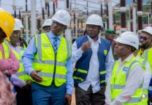 RENFORCEMENT DU RÉSEAU ÉLECTRIQUE : LE MINISTRE VISITE LE POSTE 225 kV DE MANÉAH
