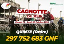 Lonagui : La course C2 propose une somme astronomique au Quinté Ordre